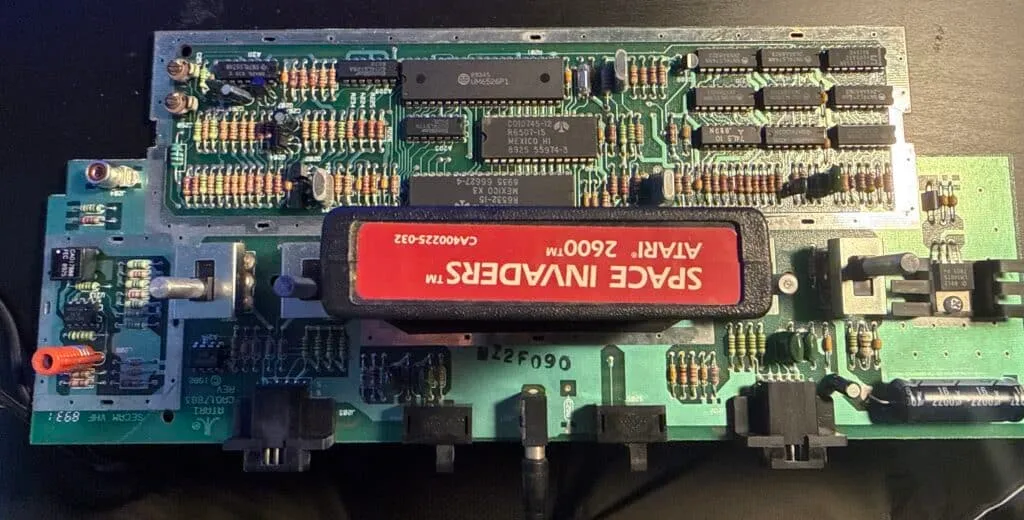 La carte de l’Atari 2600 après le mod composite